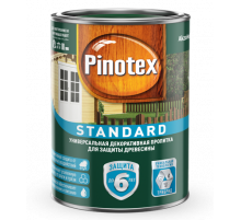 Пропитка декоративная для защиты древесины Pinotex Standard красное дерево 0,9 л.