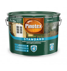 Пропитка декоративная для защиты древесины Pinotex Standard красное дерево 9 л.