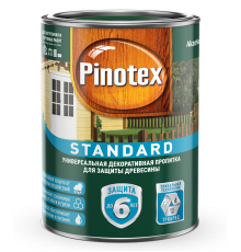 Пропитка декоративная для защиты древесины Pinotex Standard сосна 0,9 л.