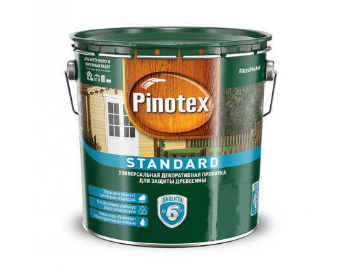 Пропитка декоративная для защиты древесины Pinotex Standard сосна 2,7 л.