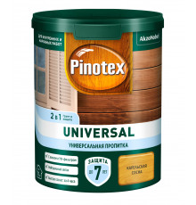 Пропитка декоративная для защиты древесины Pinotex Universal полуматовая Карельская сосна 0,9 л.