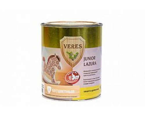 Пропитка декоративно-защитная для детских комнат Veres Junior lazura № 6 пшеничный 0,25 л.