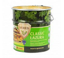 Пропитка декоративно-защитная для древесины Veres Classic lazura № 29 калужница 9 л.