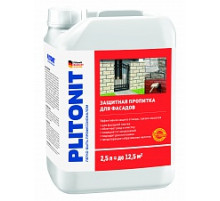 Пропитка защитная для фасада Plitonit 2,5 л.
