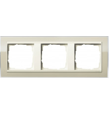 Рамка 3-ая Event Clear песочные с кремовой вставкой глянцевый 0213771 Gira