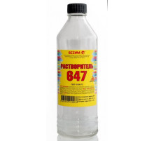 Растворитель 647 "Ясхим" Новгород ПЭТ 0,5 л.