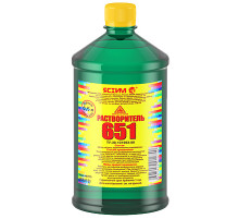 Растворитель 651 "Ясхим" Новгород ПЭТ 0,5 л.