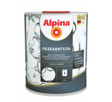 Разбавитель для лакокрасочных материалов Alpina 0,75 л.