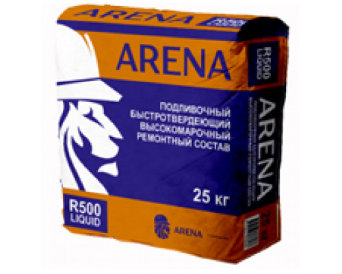 Ремонтный состав для бетона высокомарочный, подливочный ARENA RepairMaster R500 LIQUID 65 МПа 25 кг.