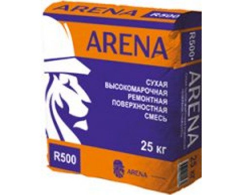 Ремонтный состав с повышенной фиксирующей способностью ARENA RepairMaster R500+ (65 МПа) серый 25 кг