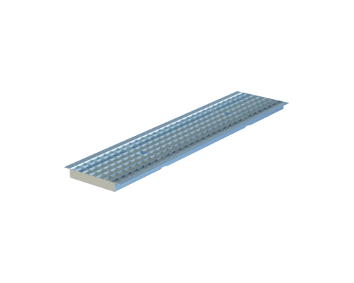 Решетка сварная оцинкованная Aquastok РСО Норма DN200 B125 / 1000 х 245 х 33 мм.