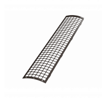 Решетка желоба защитная 0,6 п.м. Технониколь ПВХ 125/82 RAL 8019 Темно-коричневый