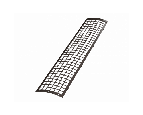 Решетка желоба защитная 0,6 п.м. Технониколь ПВХ 125/82 RAL 8019 Темно-коричневый
