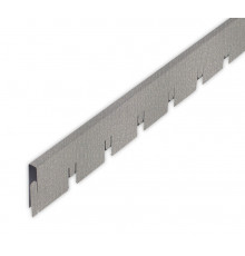 Рейка Grigliato-E нап. 50x50 h40 b10 A907RUS04 металлик L=0.60 (алюм.) . Арт.(2323-341036)