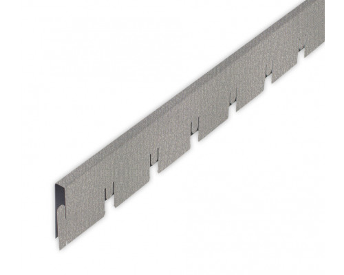 Рейка Grigliato-E нап. 50x50 h40 b10 A907RUS04 металлик L=0.60 (алюм.) . Арт.(2323-341036)