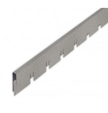 Рейка Grigliato-E "мама" 50 x 50 мм. h40 b10 A906RUS05 металлик матовый L=0.6 м. Албес 3875-344283