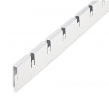 Рейка Grigliato-E "папа" 50x50 h40 b10 A903RUS01 белый матовый L=0.60 (алюм.) . Арт.(2284-28042)
