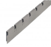 Рейка Grigliato-E "папа" 50x50 h40 b10 A906RUS05 металлик матовый L=0,6 м. 3875-344284