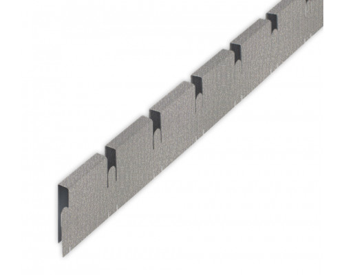 Рейка Grigliato-E "папа" 50x50 h40 b10 A906RUS05 металлик матовый L=0,6 м. 3875-344284