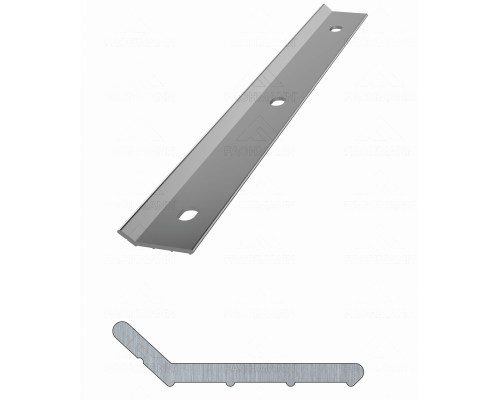 Рейка краевая алюминиевая Fachmann 1,8 мм. 3 м.