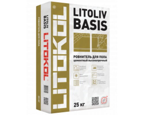 Ровнитель для пола Litokol Litoliv Basis 25 кг.