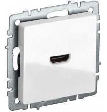 Розетка IEK BRITE белый HDMI РHDMI-0-БрБ