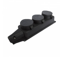 Розетка каучуковая 3-я IP44 116.106-1 Mirsa