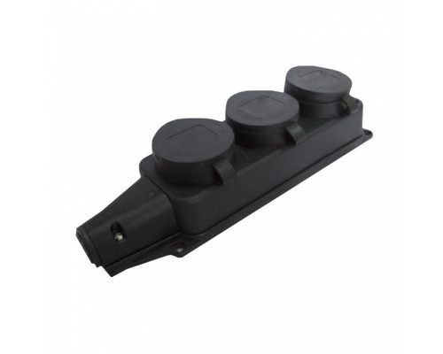 Розетка каучуковая 3-я IP44 116.106-1 Mirsa