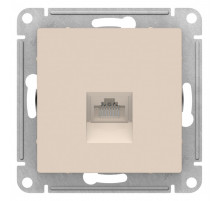 Розетка компьютерная AtlasDesign Бежевый RJ45, механизм | ATN000283 | Schneider Electric