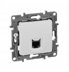 Розетка Legrand Etika Белый компьютерная (RJ45) одинарная 5 категория  UTP