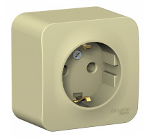 Розетка с з/к без шт. 16А, 250В Blanca О/У с изол. пласт. Бежевый | BLNRA010117 |  Schneider Electr