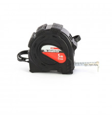 Рулетка Black, 5 м х 19 мм, обрезиненный корпус Matrix