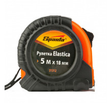 Рулетка Elastica, 5 м х 18 мм, обрезиненный корпус Sparta