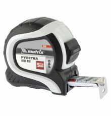Рулетка Extra Wide, 5 м x 27 мм, двухкомпонентный корпус, Pro Matrix