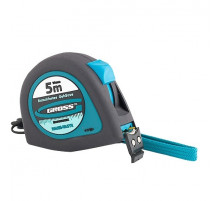Рулетка с магнитным обрезиненным зацепом Gross Ergonomisch 5 м. x 19 мм. 31102