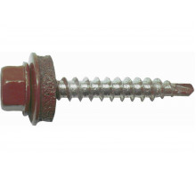 Саморез кровельный Daxmer 4,8 х 70 мм. RAL 3009 Оксид красный