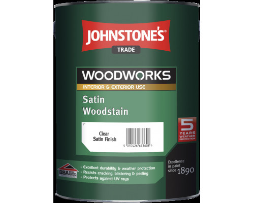 SATIN WOODSTAIN PINE (Сосна) Защитный состав для древесины матовый 2,5 л  JOHNSTONE`S