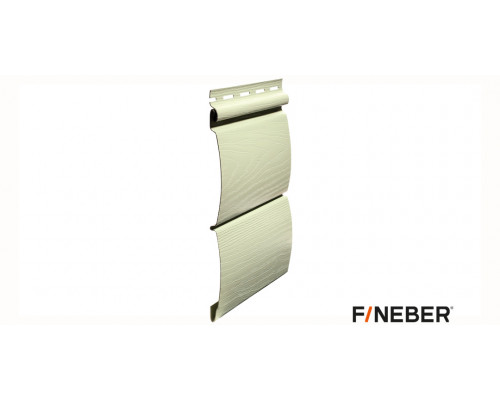Сайдинг FineBer BlockHouse Classic Color Фисташковый 3660 х 232 мм. 0,85 м2