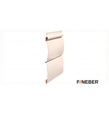 Сайдинг FineBer BlockHouse Classic Color Сакура 3660 х 232 мм. 0,85 м2