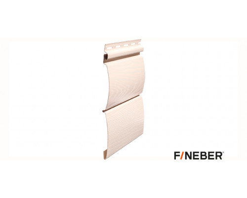 Сайдинг FineBer BlockHouse Classic Color Сакура 3660 х 232 мм. 0,85 м2