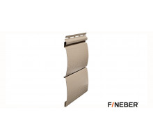 Сайдинг FineBer BlockHouse Classic Color Сандал 3660 х 232 мм. 0,85 м2