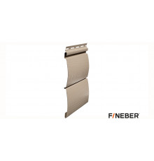 Сайдинг FineBer BlockHouse Classic Color Сандал 3660 х 232 мм. 0,85 м2