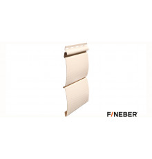Сайдинг FineBer BlockHouse Classic Color Слоновая кость 3660 х 232 мм. 0,85 м2