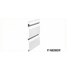 Сайдинг FineBer Standart Classic Color Белый 3660 х 205 мм. 0,75 м2