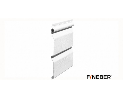 Сайдинг FineBer Standart Classic Color Белый 3660 х 205 мм. 0,75 м2