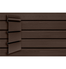 Сайдинг Grand Line Acryl Архитектурный планкен Темный дуб 3000 х 246 мм. 0,74 м2