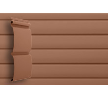 Сайдинг Grand Line Color Plus Блок-хаус Темно-бежевый 3000 х 224 мм. 0,73 м2