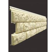 Сайдинг под камень Docke LUX BERGART Кешью 285 х 1809 мм. 0,52 м2