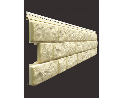 Сайдинг под камень Docke LUX BERGART Кешью 285 х 1809 мм. 0,52 м2