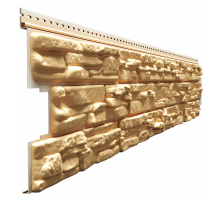 Сайдинг под камень Docke LUX ROCKY Пекан 285 х 1787 мм. 0.51 м2